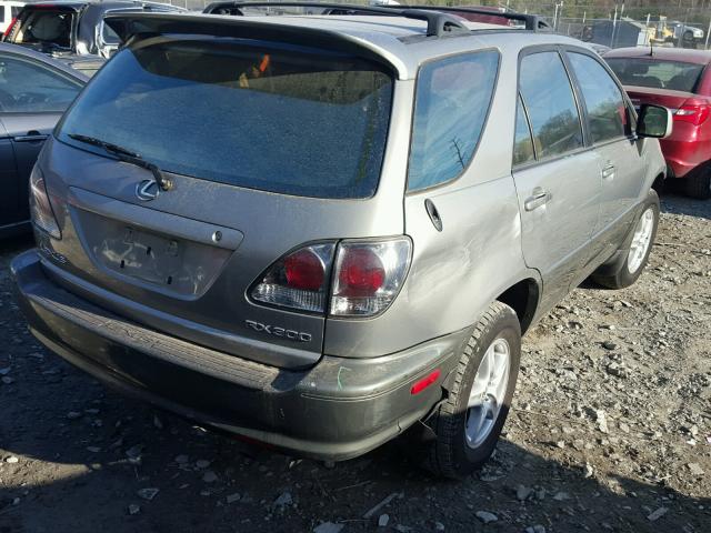 JTJHF10U220278652 - 2002 LEXUS RX 300 GRAY photo 4