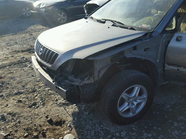 JTJHF10U220278652 - 2002 LEXUS RX 300 GRAY photo 9