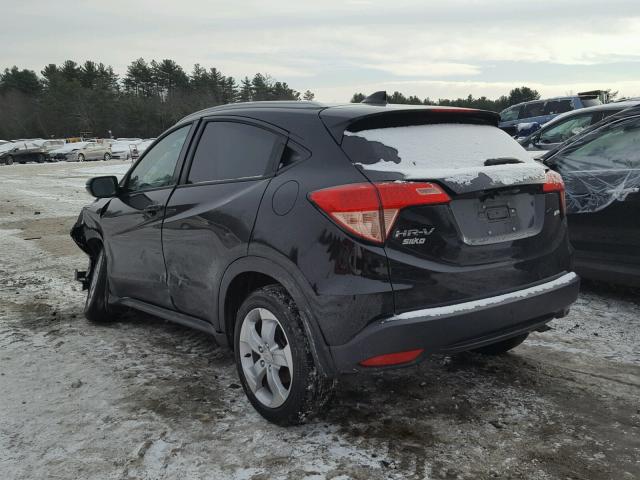 3CZRU6H71GM701504 - 2016 HONDA HR-V EXL BLACK photo 3