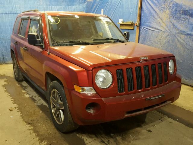 1J8FF28WX8D778381 - 2008 JEEP PATRIOT SP RED photo 1