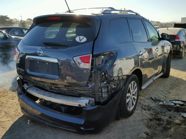 5N1AR2MN1EC625567 - 2014 NISSAN PATHFINDER GRAY photo 4