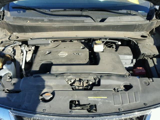 5N1AR2MN1EC625567 - 2014 NISSAN PATHFINDER GRAY photo 7