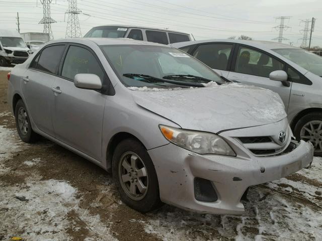 2T1BU4EE2BC554013 - 2011 TOYOTA COROLLA BA SILVER photo 1