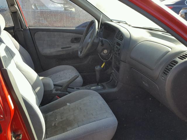 JA3AY26A8WU034213 - 1998 MITSUBISHI MIRAGE DE RED photo 5