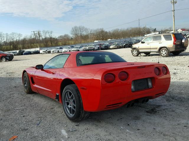 1G1YY12S315105869 - 2001 CHEVROLET CORVETTE Z RED photo 3