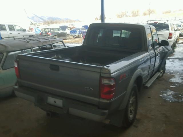 1FTZR45E44PB58640 - 2004 FORD RANGER SUP GRAY photo 4