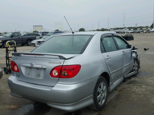 1NXBR32E97Z911192 - 2007 TOYOTA COROLLA CE SILVER photo 4