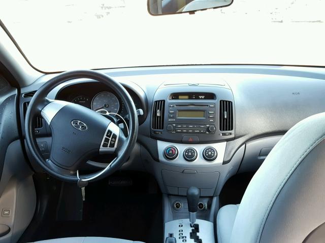 KMHDU46D38U410623 - 2008 HYUNDAI ELANTRA GL BLUE photo 9