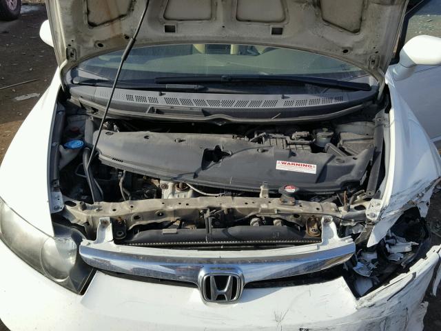 1HGFA16577L024807 - 2007 HONDA CIVIC LX WHITE photo 7