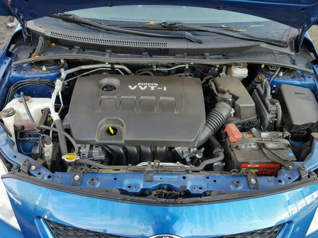 JTDBL40E599052719 - 2009 TOYOTA COROLLA BA BLUE photo 7