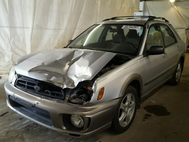 JF1GG68542H830732 - 2002 SUBARU IMPREZA OU SILVER photo 2