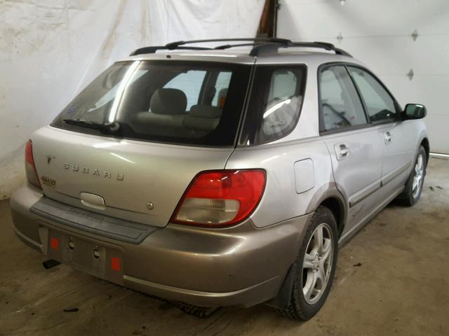 JF1GG68542H830732 - 2002 SUBARU IMPREZA OU SILVER photo 4