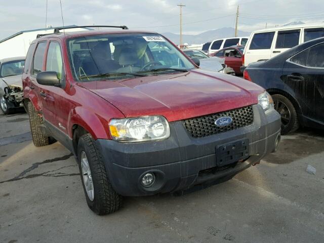 1FMCU96H96KA25667 - 2006 FORD ESCAPE HEV RED photo 1