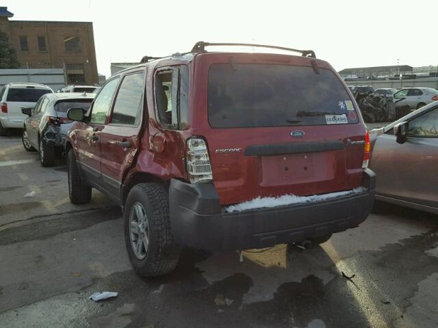 1FMCU96H96KA25667 - 2006 FORD ESCAPE HEV RED photo 3