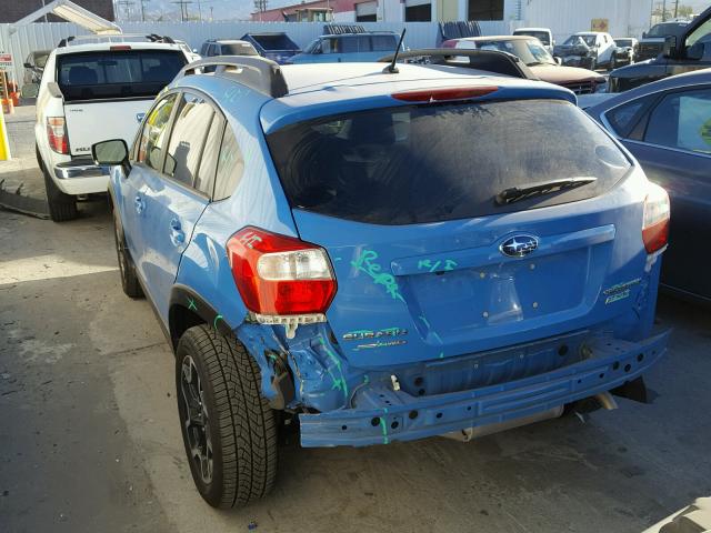 JF2GPABC9G8274107 - 2016 SUBARU CROSSTREK BLUE photo 3