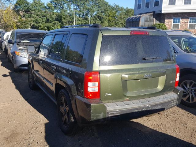 1J8FT48W58D522640 - 2008 JEEP PATRIOT LI GREEN photo 3