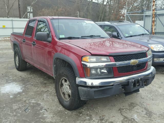 1GCDT136468282703 - 2006 CHEVROLET COLORADO MAROON photo 1