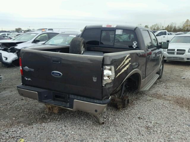 1FTPW12565KE29215 - 2005 FORD F150 SUPER BROWN photo 4