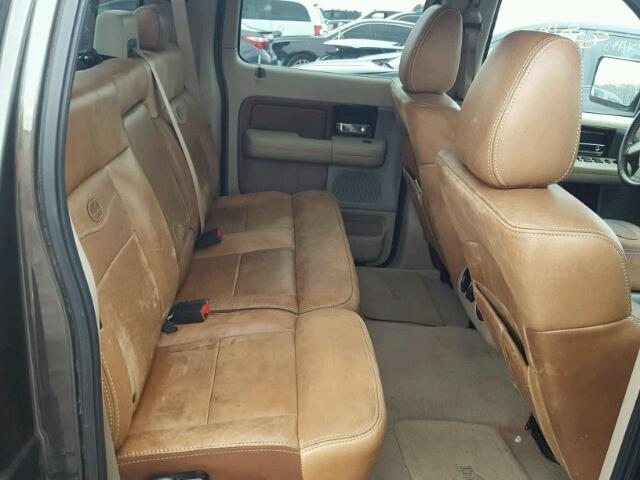 1FTPW12565KE29215 - 2005 FORD F150 SUPER BROWN photo 6