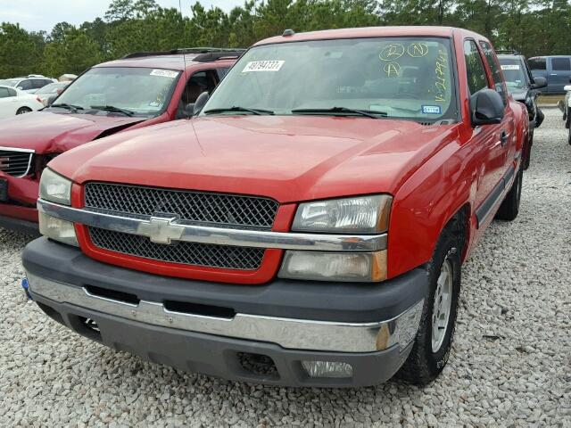 1GCEC19T54Z217948 - 2004 CHEVROLET SILVERADO RED photo 2