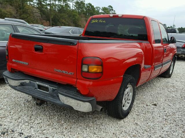 1GCEC19T54Z217948 - 2004 CHEVROLET SILVERADO RED photo 4