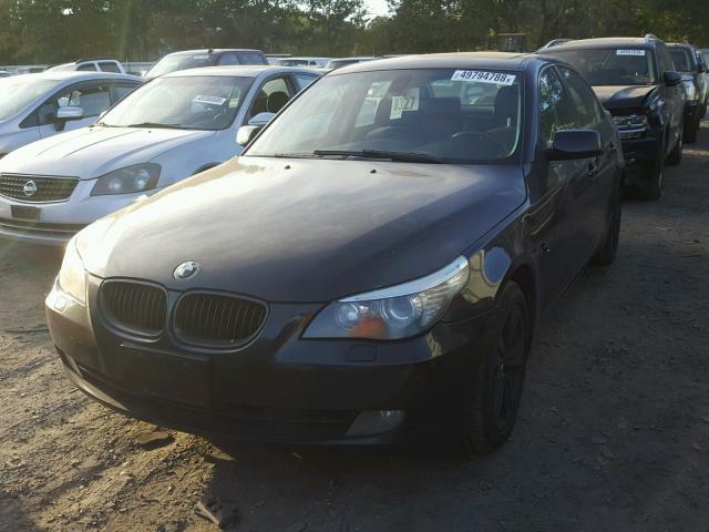 WBANV13519C151622 - 2009 BMW 528 XI BLACK photo 2