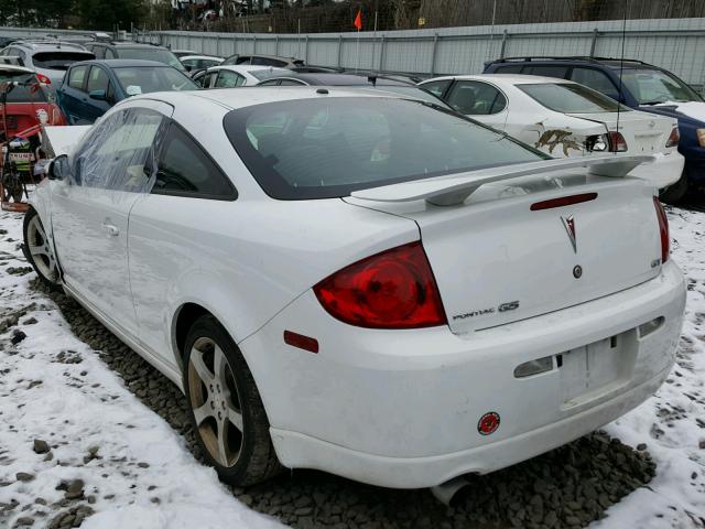 1G2AN18B777224244 - 2007 PONTIAC G5 GT WHITE photo 3