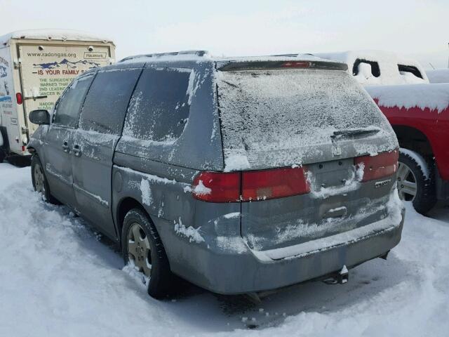 2HKRL18641H614616 - 2001 HONDA ODYSSEY EX GRAY photo 3