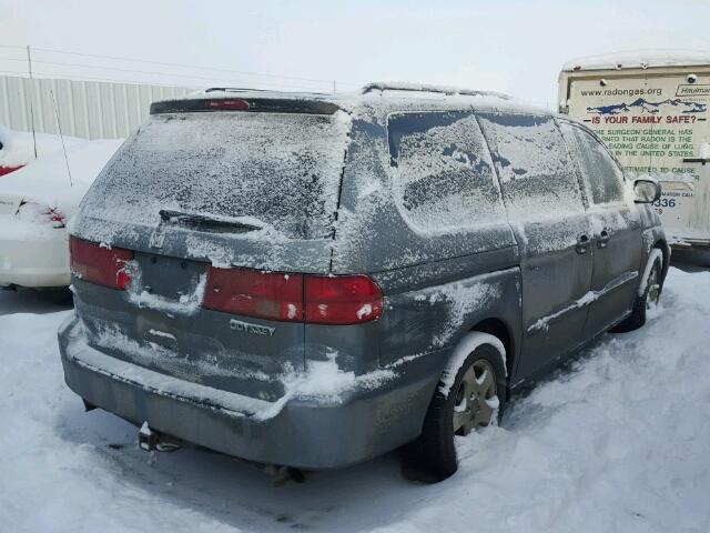 2HKRL18641H614616 - 2001 HONDA ODYSSEY EX GRAY photo 4