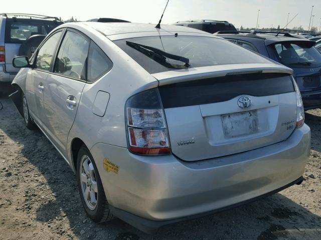 JTDKB20U840060731 - 2004 TOYOTA PRIUS SILVER photo 3