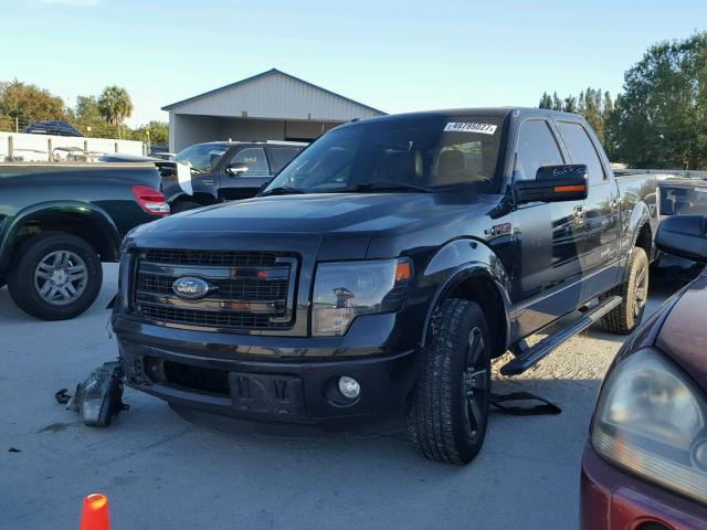 1FTFW1CT8DFD38298 - 2013 FORD F150 SUPER BLACK photo 2