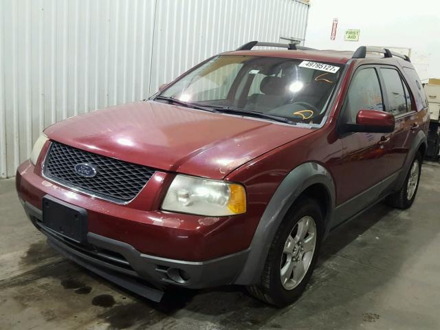 1FMZK02145GA65595 - 2005 FORD FREESTYLE MAROON photo 2