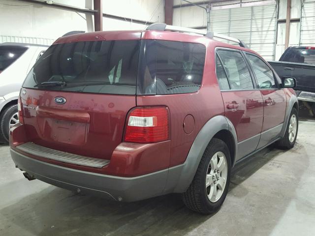 1FMZK02145GA65595 - 2005 FORD FREESTYLE MAROON photo 4