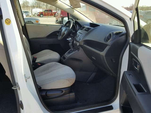 JM1CW2BL1D0145827 - 2013 MAZDA 5 WHITE photo 5