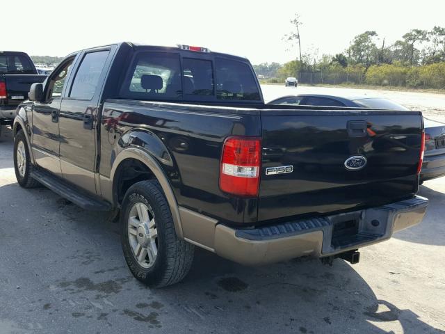 1FTPW12534KB94433 - 2004 FORD F150 SUPER BLACK photo 3