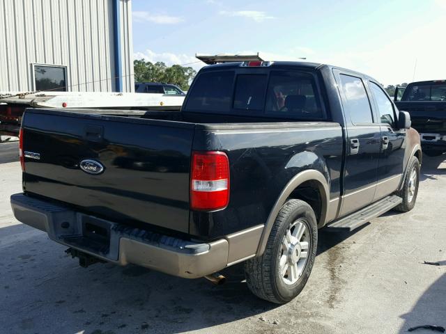 1FTPW12534KB94433 - 2004 FORD F150 SUPER BLACK photo 4