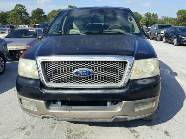 1FTPW12534KB94433 - 2004 FORD F150 SUPER BLACK photo 9