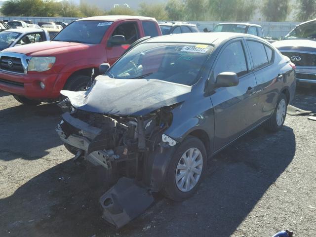 3N1CN7AP2FL862685 - 2015 NISSAN VERSA S BLUE photo 2