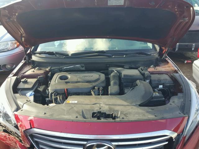 5NPE24AF2GH363469 - 2016 HYUNDAI SONATA SE RED photo 7