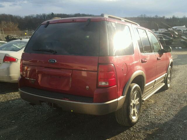 1FMZU74W33UA84326 - 2003 FORD EXPLORER E RED photo 4