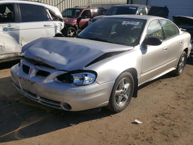 1G2NF52EX4C135912 - 2004 PONTIAC GRAND AM S SILVER photo 2
