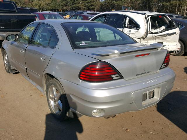 1G2NF52EX4C135912 - 2004 PONTIAC GRAND AM S SILVER photo 3