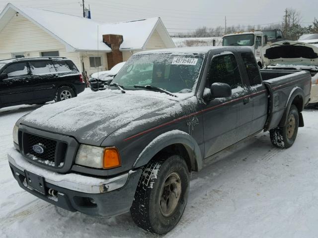 1FTZR45E14PA07237 - 2004 FORD RANGER SUP GRAY photo 2