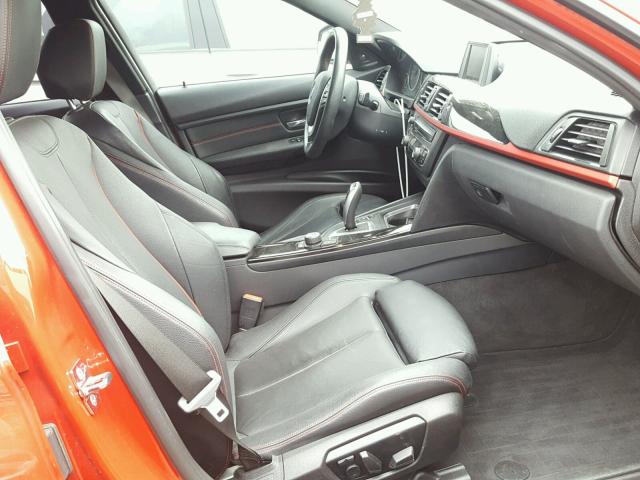 WBA3A9C5XCF270745 - 2012 BMW 335 I RED photo 5