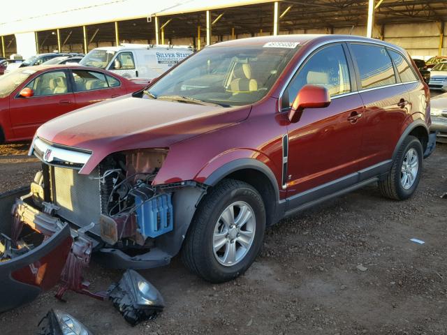 3GSCL33P18S729695 - 2008 SATURN VUE XE RED photo 2