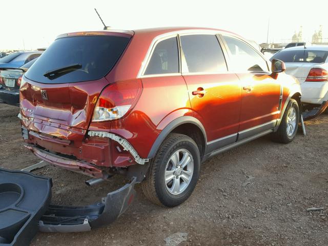 3GSCL33P18S729695 - 2008 SATURN VUE XE RED photo 4