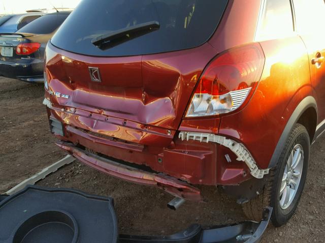 3GSCL33P18S729695 - 2008 SATURN VUE XE RED photo 9