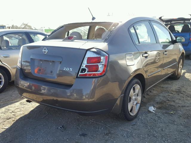 3N1AB61E67L664833 - 2007 NISSAN SENTRA 2.0 SILVER photo 4