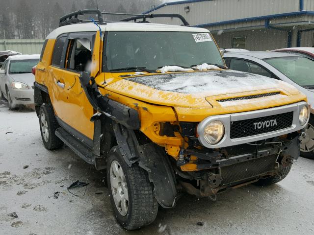 JTEBU11F770036599 - 2007 TOYOTA FJ CRUISER YELLOW photo 1