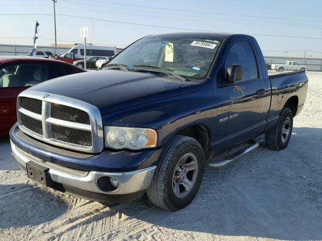 1D7HA16N95J556923 - 2005 DODGE RAM 1500 S BLUE photo 2